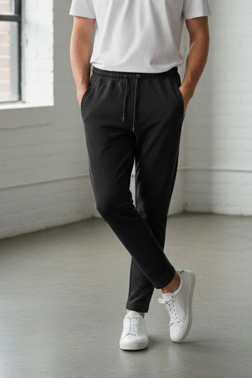 Men’s Slim-Fit Casual Performance Trousers